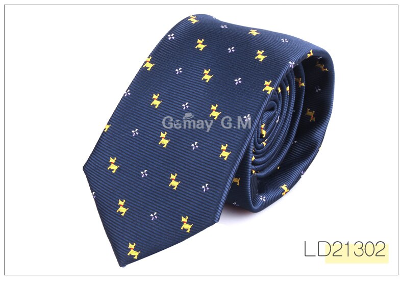 Jacquard vevd halsslips for menn bryllup business klassiske slips polyester slim herre slips for dress 6cm bredde slips: Ld21302