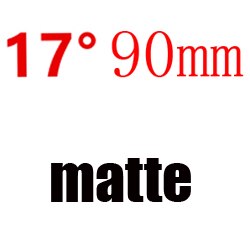 DEDA-tige de vélo de route en carbone, EDA, tige de vélo, diamètre de 31.8x70/80/90/100/110/120/130mm, mat à 6 à 17 degrés: 17 degree 90mm