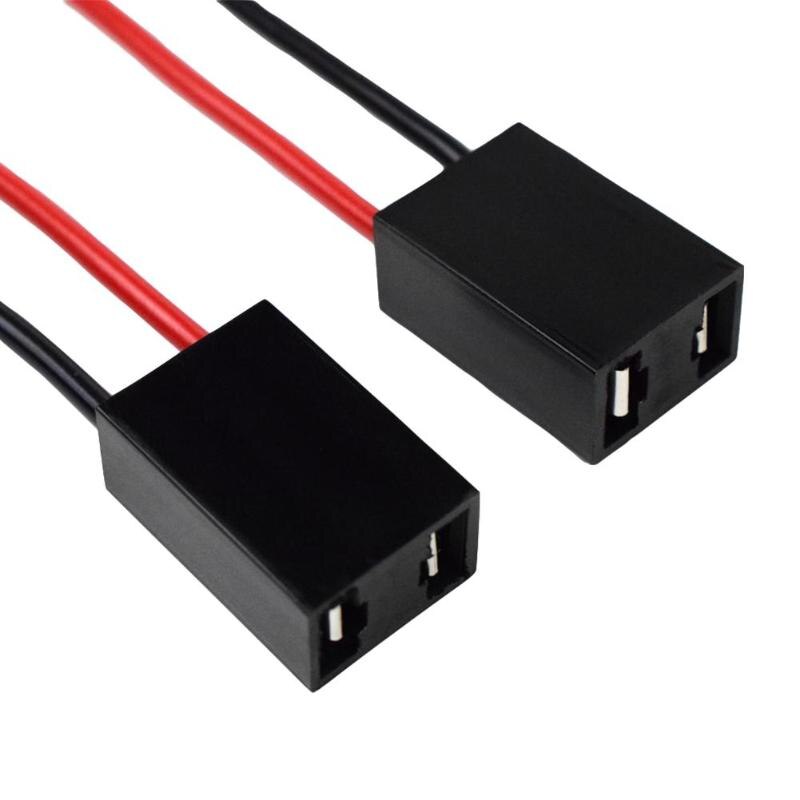 1 Pair H7 12V-24V Car Auto Bulb Socket Female Adapter Connector for Universal Bulb Socket Headlight Fog Lamp Light Accessories