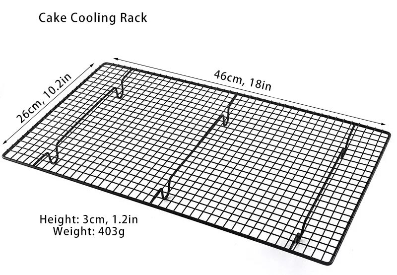 Stainless Steel Foldable 1/3 Tier Bakery Baking Cookies Making Desserts Cake Cooling Racks: Cake Cooling Rack