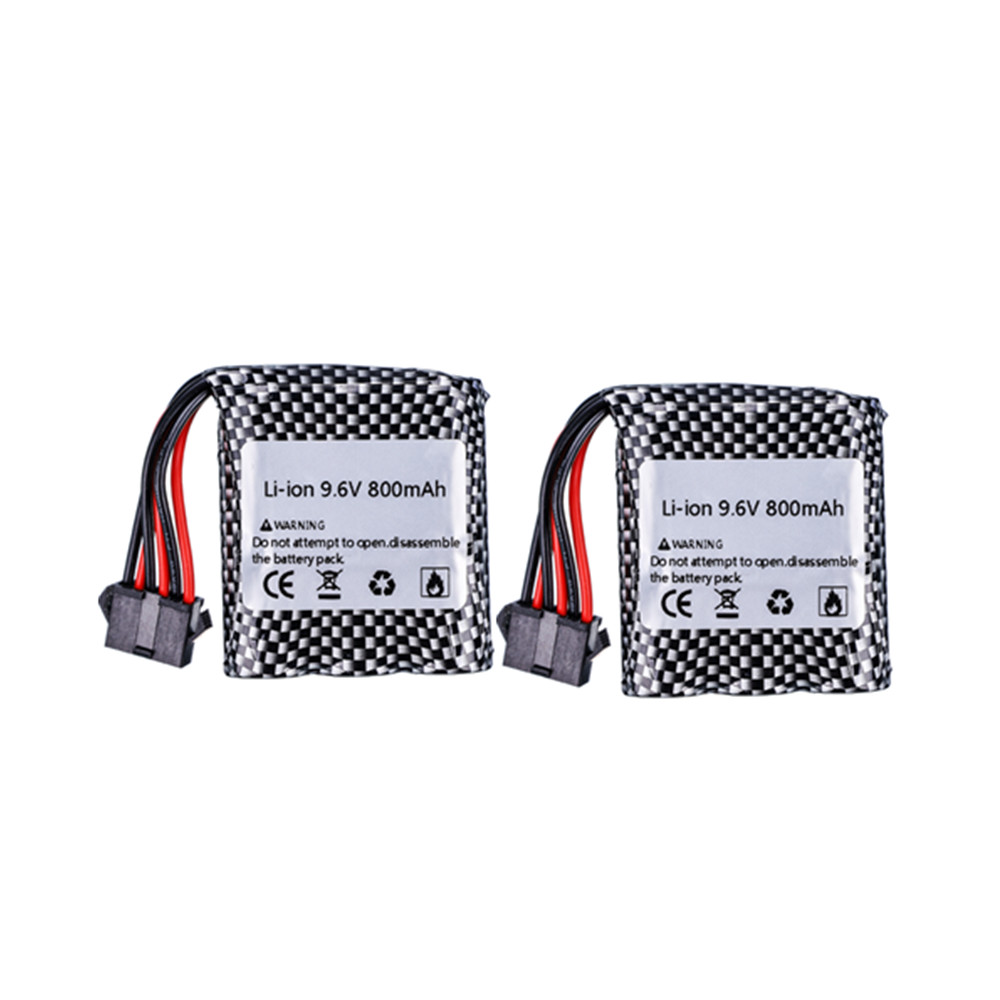 9.6v li-ion batteri for 9115 9116 s911 s912 rc bil lastebil ekstra oppgradering 9.6v 800 mah 9115 9116 oppladbart batteri for leker bil: Blå