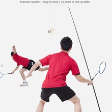 Enkele Badminton Trainer Self-Training Artefact Enkele Rebound Haar Machine Kinderen Extra Home Trainer