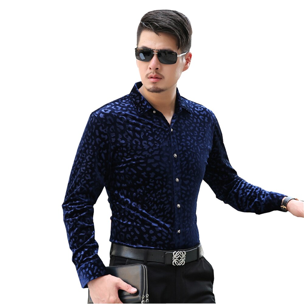 HETOBETO Männer Hemden Langarm Samt Kleid Shirt Mann Geschäft Hemd Masculina Camisa Vetement Homme