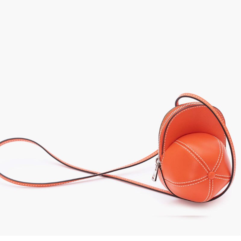 Jw Anderson Cap Tassen Pu Lederen Crossbody Tas Voor Vrouwen Eenvoudige Mode Schoudertas Dame Luxe Handtassen: orange