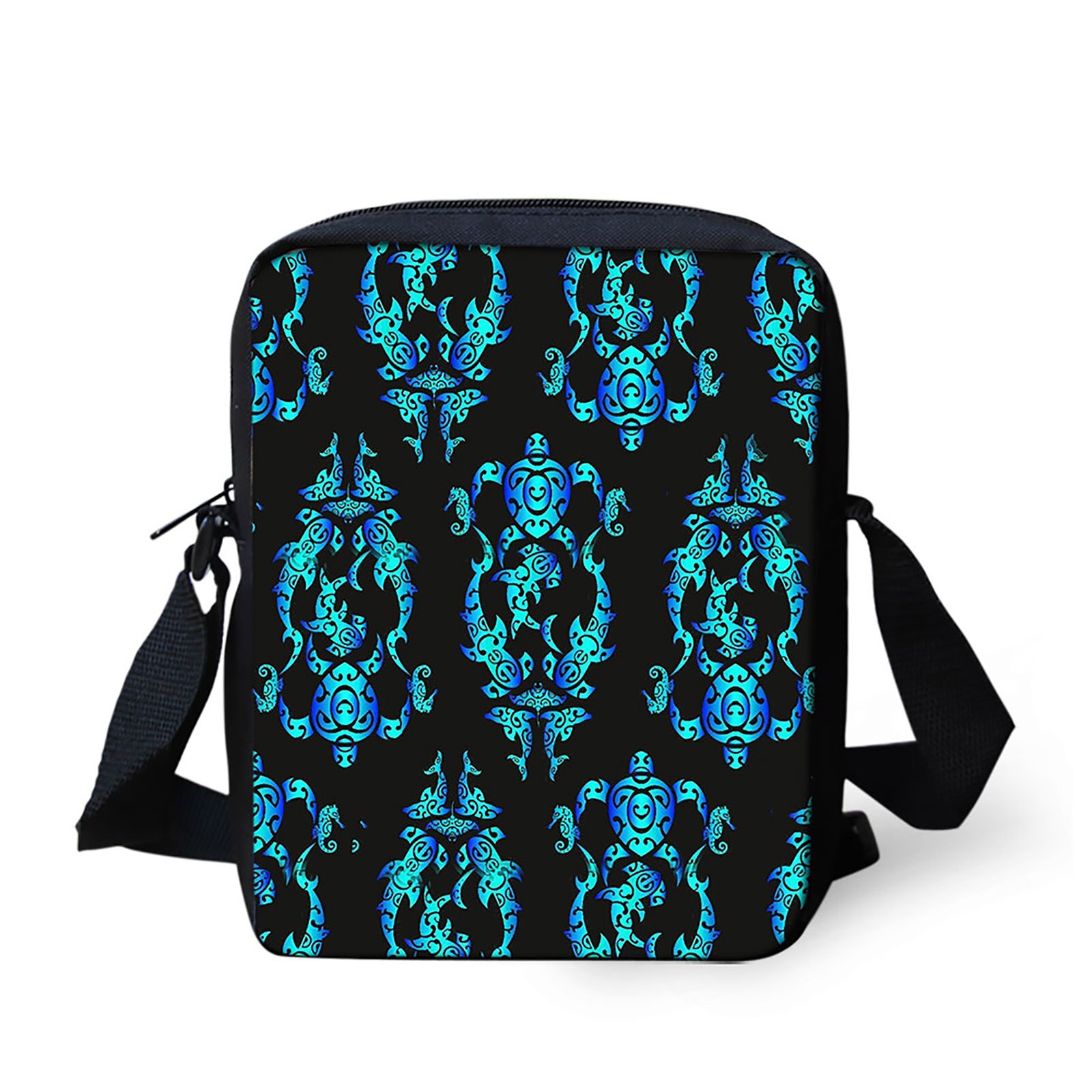 Polynesische Oceaan Schildpad Patroon Schouder Tas Voor Meisjes Crossbody Telefoon Tas Voor Jongens Telefoon Tas Boodschappentassen Mochila: ALP2570E