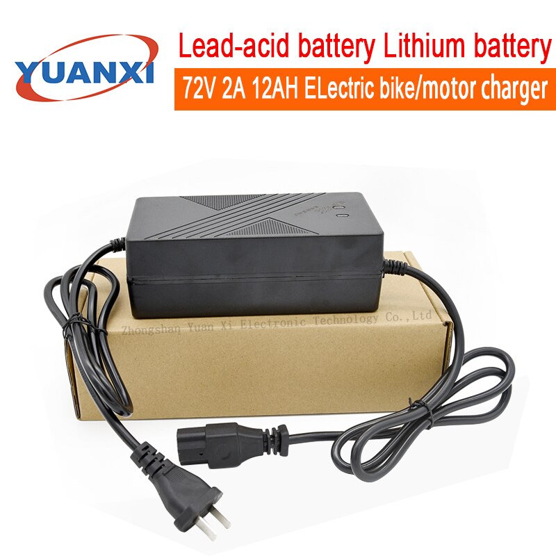 72V 2A 12AH Lead acid battery lithium battery charger Electric Bikes motorcycle chargers