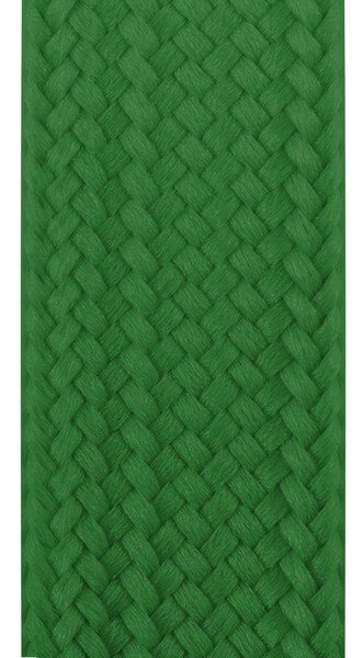Custom Tube Lanyard Logo Message Imprinted Neck Strap with Tube Material for ID holder with Badge Reel: Green