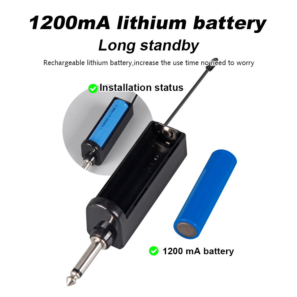 Wireless Microphone G-MARK X180 UHF Dynamic Karaoke Handheld Flash Match For Outdoor Church Party Home Show Meeting Stage