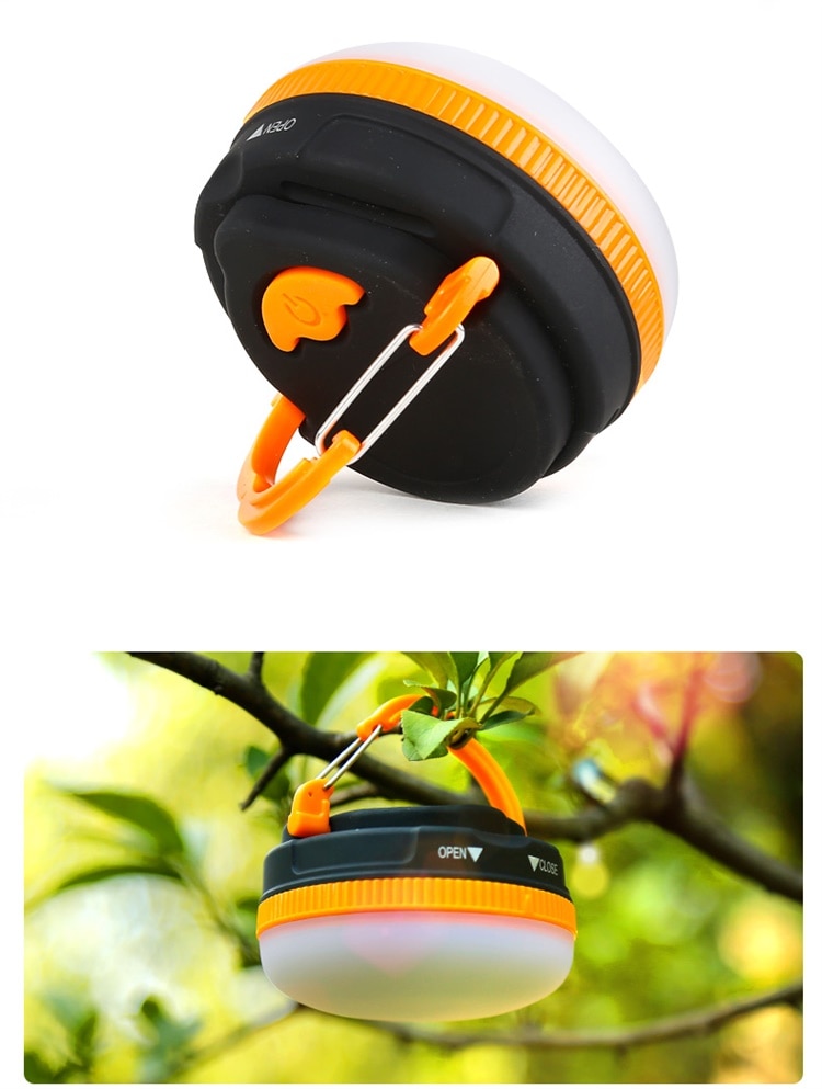 Super Bright Mini Portable Camping Lantern Night Light 3w 3 Modes LED Camping Light Outdoor Emergency Lamp Waterproof Use 3*AAA