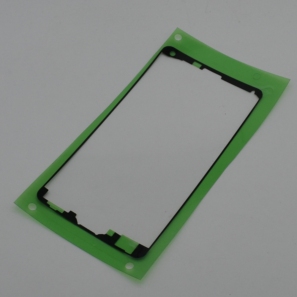 10 stks/partij Pre-cut Frame Lcd-scherm Bezel Behuizing Sticker Tape voor Samsung Galaxy Note 4 N910 N910F