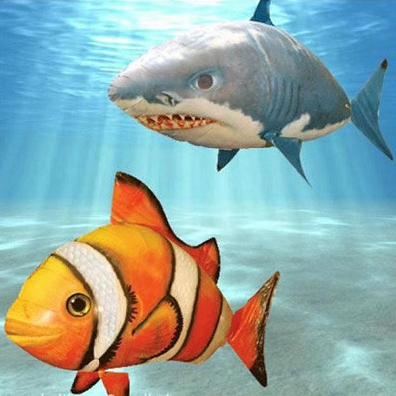 Remote Control Air Flying Fish Infrared Remote Control Remote Control Flying Fish Shark Clownfish Children Parent and Child Inte