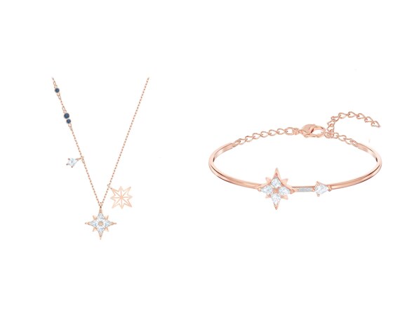 Mulier Romantic Jewelry Girls Crystal Star Earrings Necklace Bracelet 549337 5452 549438 Bijoux Femme: 5