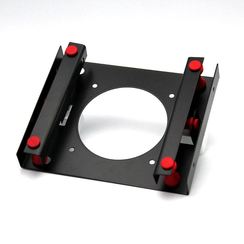 5.25-Inch to 3.5-Inch Computer Hard Drive Bracket Drive Bit Desktop Machinery Hard Drive Carrier Shock-resistant Noise Reduction: Red