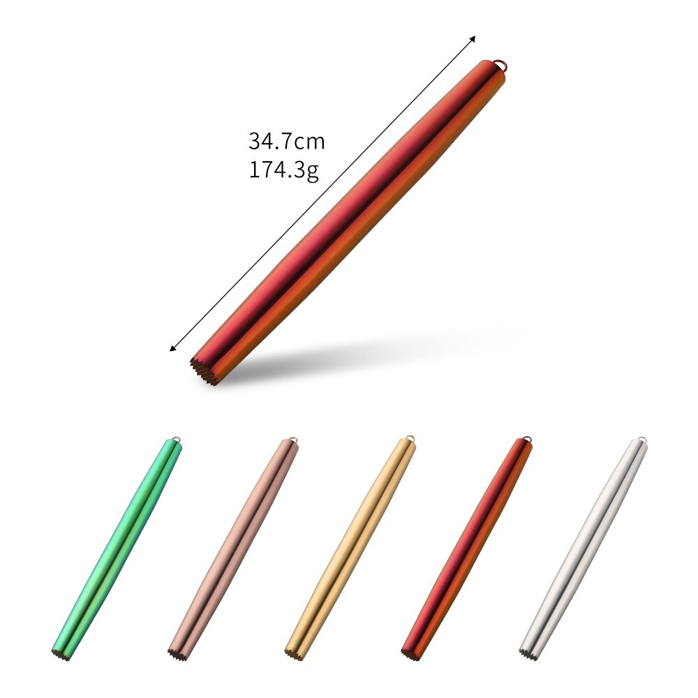 1/2Pc Rolling Pin Rvs Hand Deeg Roller Bak Cake Pizza Gebak Accessoires Non-stick Vlees hamer Gemalen Ijs Keuken