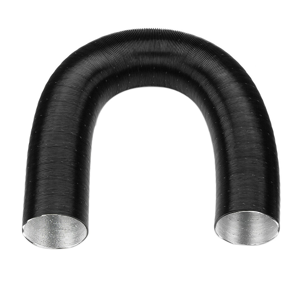 42/60/75 Mm Parking Aluminiumfolie Duct Warme Kachel Geïsoleerde Auto Rimpel Vervanging Deel Luchtinlaat Pijp accessoires Verbranding