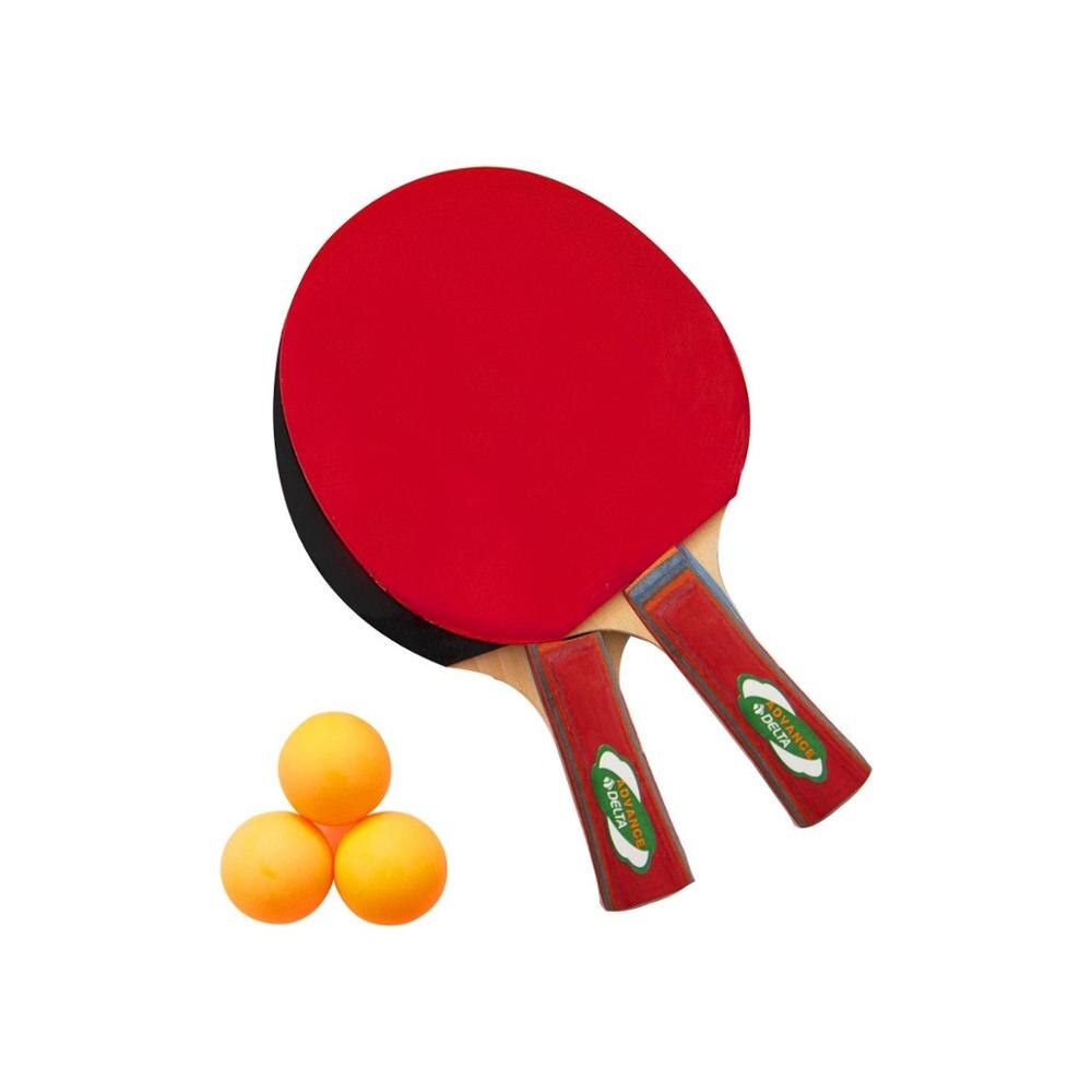 Table Tennis Set - 2 Table Tennis Rackets + 3 Ping Pong Balls From Turkey