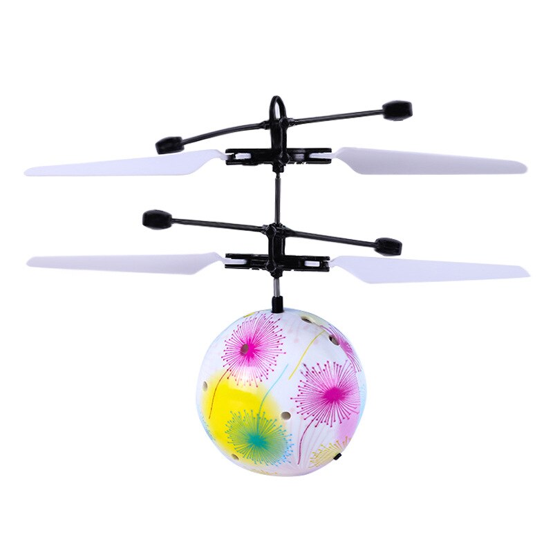 Vliegende Bal Rc Speelgoed Voor Kinderen Glow Ballen Draadloze Afstandsbediening Zintuiglijke Vliegende Speelgoed Met Usb Kabel Opladen kids