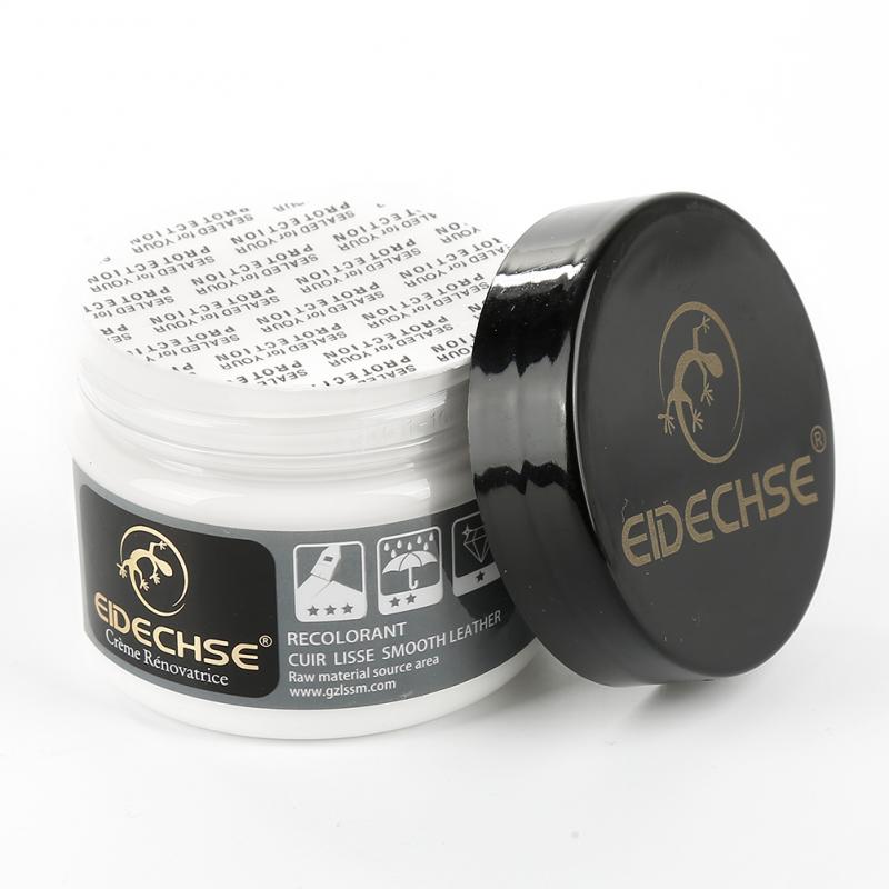 De cuero, reparación de la crema de reparación, restauración herramienta de asiento de Auto sofá abrigos agujeros cero grietas de restauración para coche 50ml: white