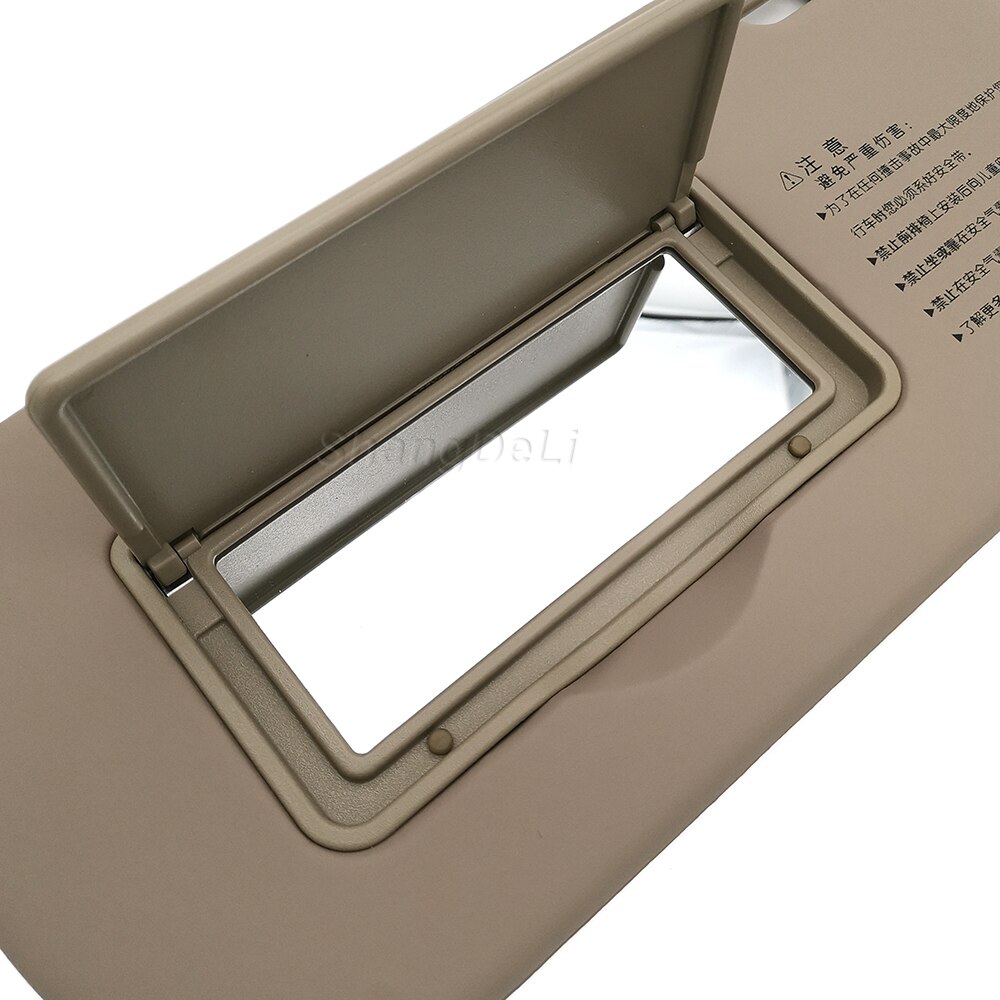 Parasol Interior para coche, visera con espejo, Color Beige, izquierda, para Kia Sportage 2005, 2006, 2007, , ,