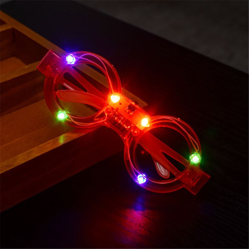 LED Glasses Flash Luminous Blind Eyewear Light Eye Mask Blinking Glowing Glasses Wedding Carnival Dance Bar Party Christmas Toy: F