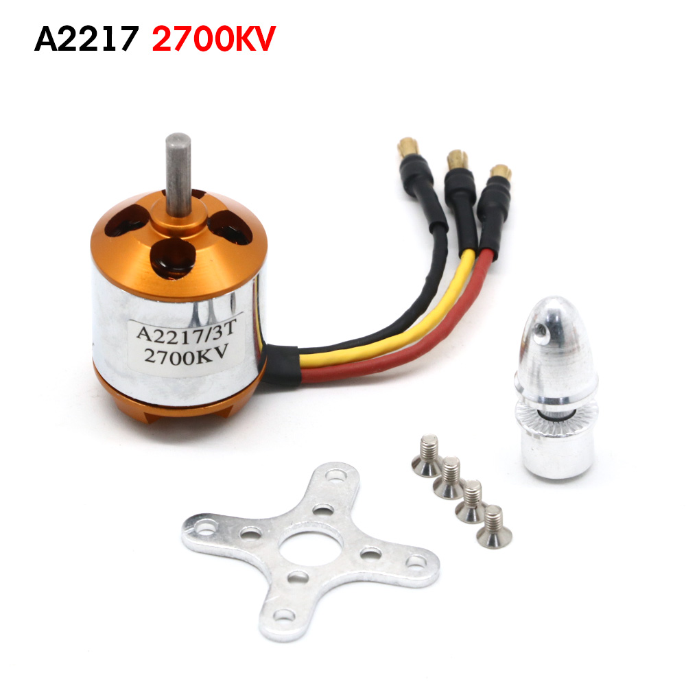 XXD A2217 2217 950KV 1250KV 1500KV 2300KV Outrunner Brushless Motor For RC Airplane Aircraft Plane Quadrocopter Multi-copter: green