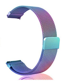Strap For Amazfit Bip Strap Xiaomi Metal Bracelet With Case Huami Amazfit bip 20mm Band Protector For Smart watch Accessories: Colorful / 20mm strap