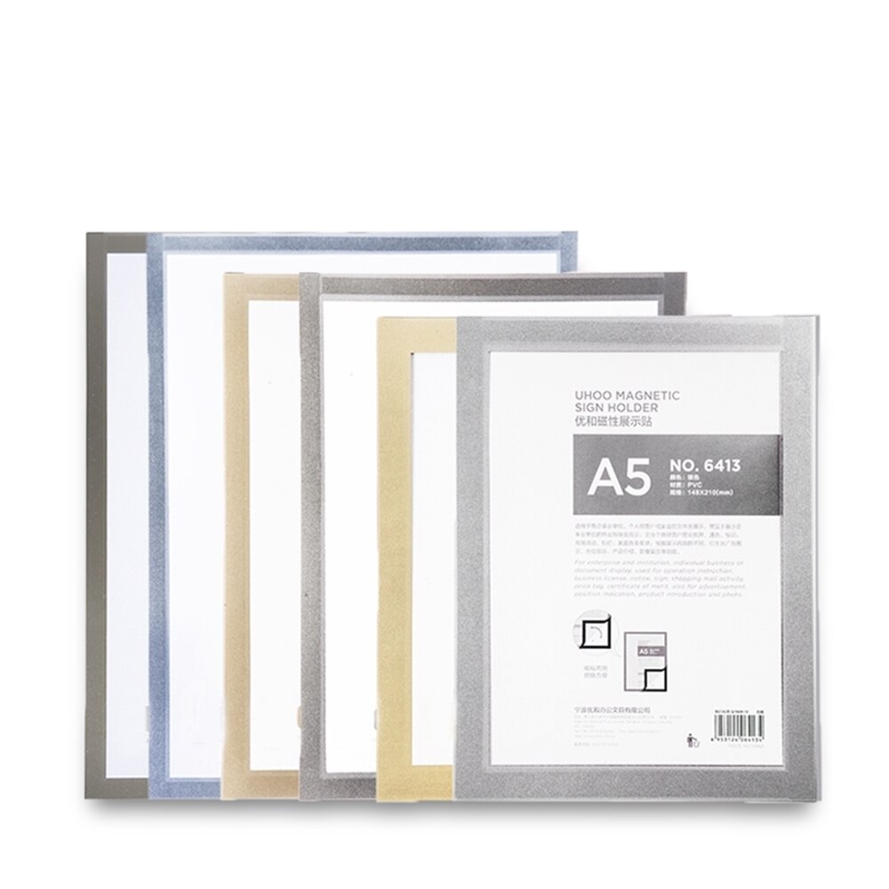 Plastic Pvc Poster Picture Paper Display Holder Frame A5 A3 A4 Store Advertisement Sign Frame