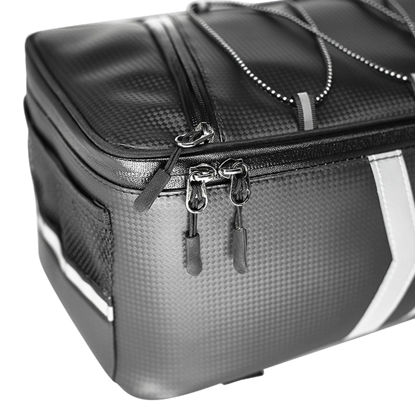 Large-capacity Motorcycle Tail Bag Bicycle Rear Seat Bag Waterproof Rear Duffel Bag With Safety Reflection For Motorcycle