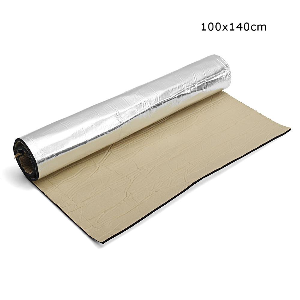 10mm Car Van Sound Proofing Deadening Insulation Closed Cell Foam Car Hood Insulation: Orange