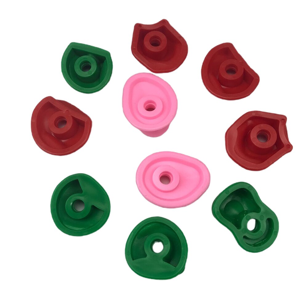 10pcs/set Rock Climbing Holds Hand Grip Kids Adults PE Wall Stones With Spanner Strength Training Feet Support Indoor Outdoor: M