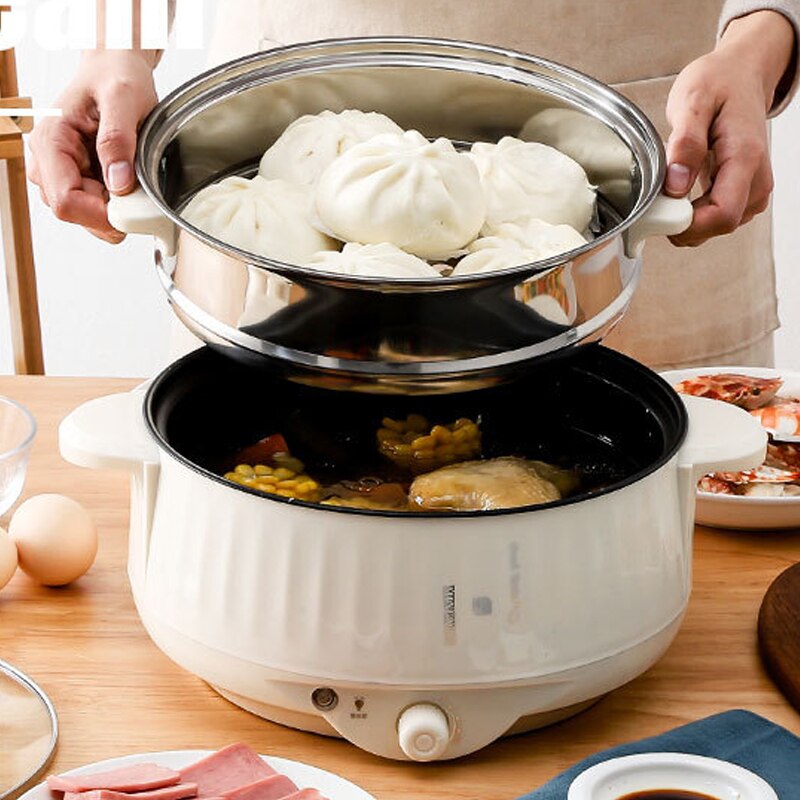 Multifunctional Rice Cooker Electric Cooking Machine Student Dormitory Pot Noodle Cooking Small Electric Egg Steamer 220V