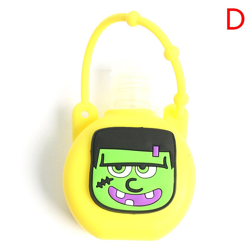 1PC 30ml Halloween Silikon Mini Hand Sanitizer Hand Gel Halfter Tragbare Sicher Gel Halfter Reise Shampoo Seife Spender flasche: D1