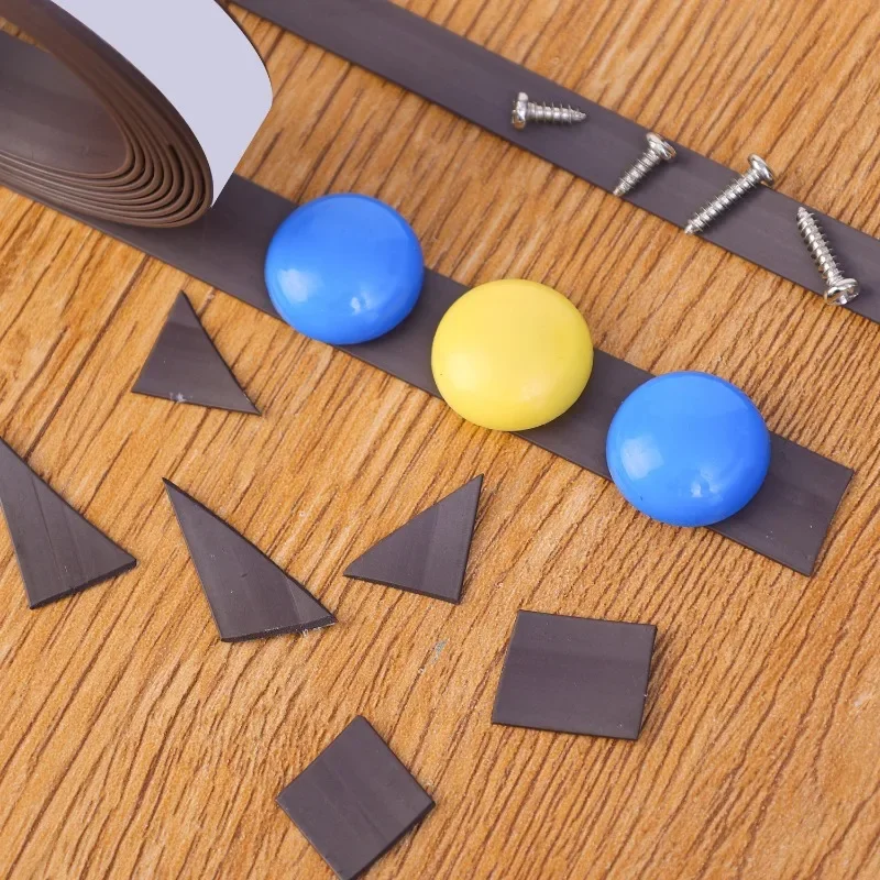 10-1Rolls Strong Magnetic Tape Strip Universal Self Adhesive Flexible Sticky Magnet Tapes For Fridge Whiteboard DIY Crafts Tools