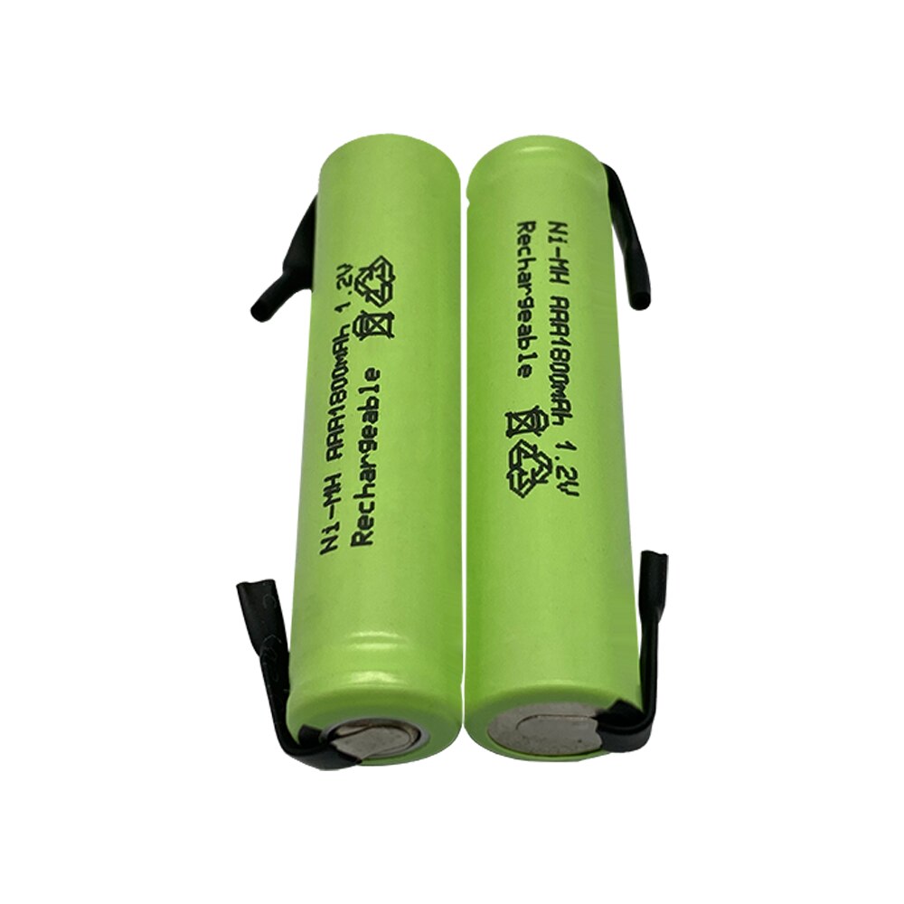 1,2 V AAA 1800 mAh 1,2 V Ni-Mh Akku 1,2 V Akku 3A Baterias