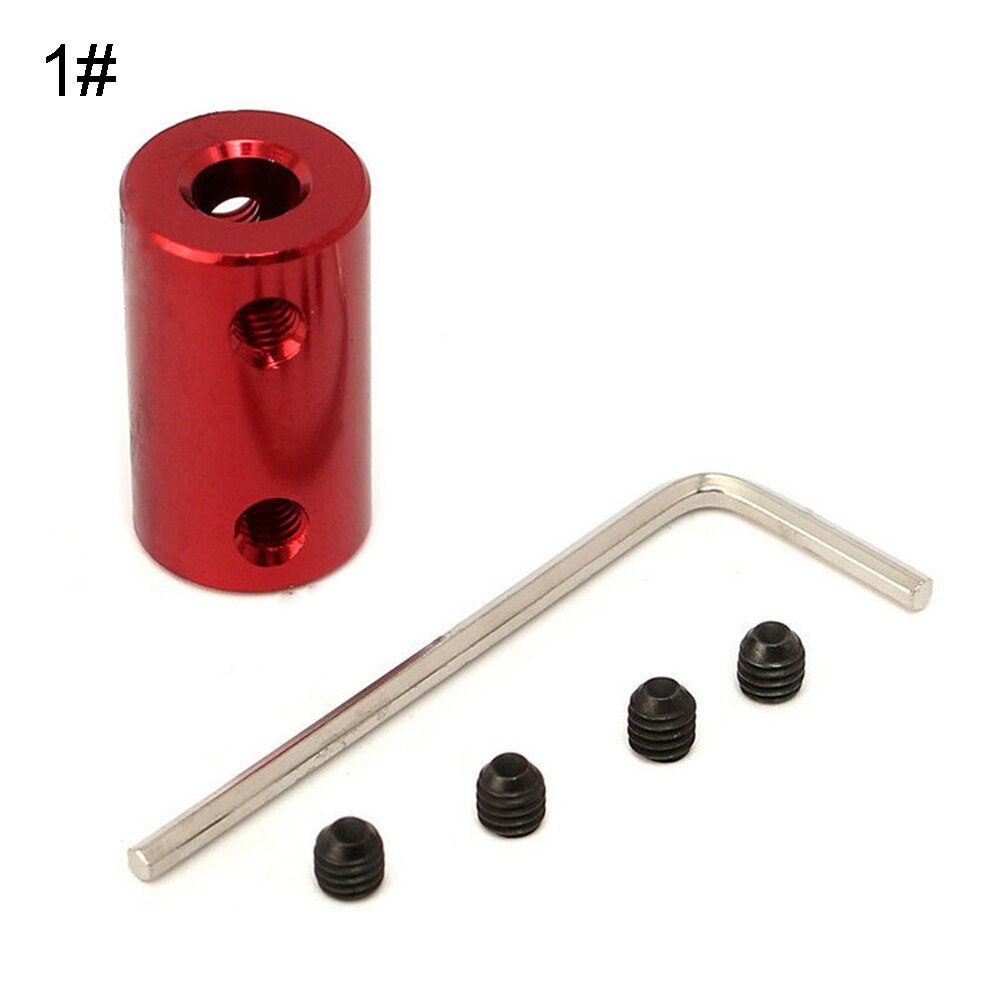 Coupleur de moteur d'accouplement d'arbre rigide avec clé pour voiture de bateau RC 2/3/4/5/6/7/8mm: 2mm