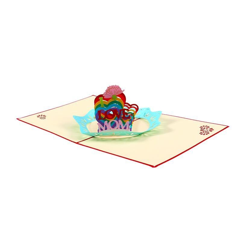 Bighan 3D Greeting Cards Funny Pop Up Greeting Cards Easter Gift Color 1