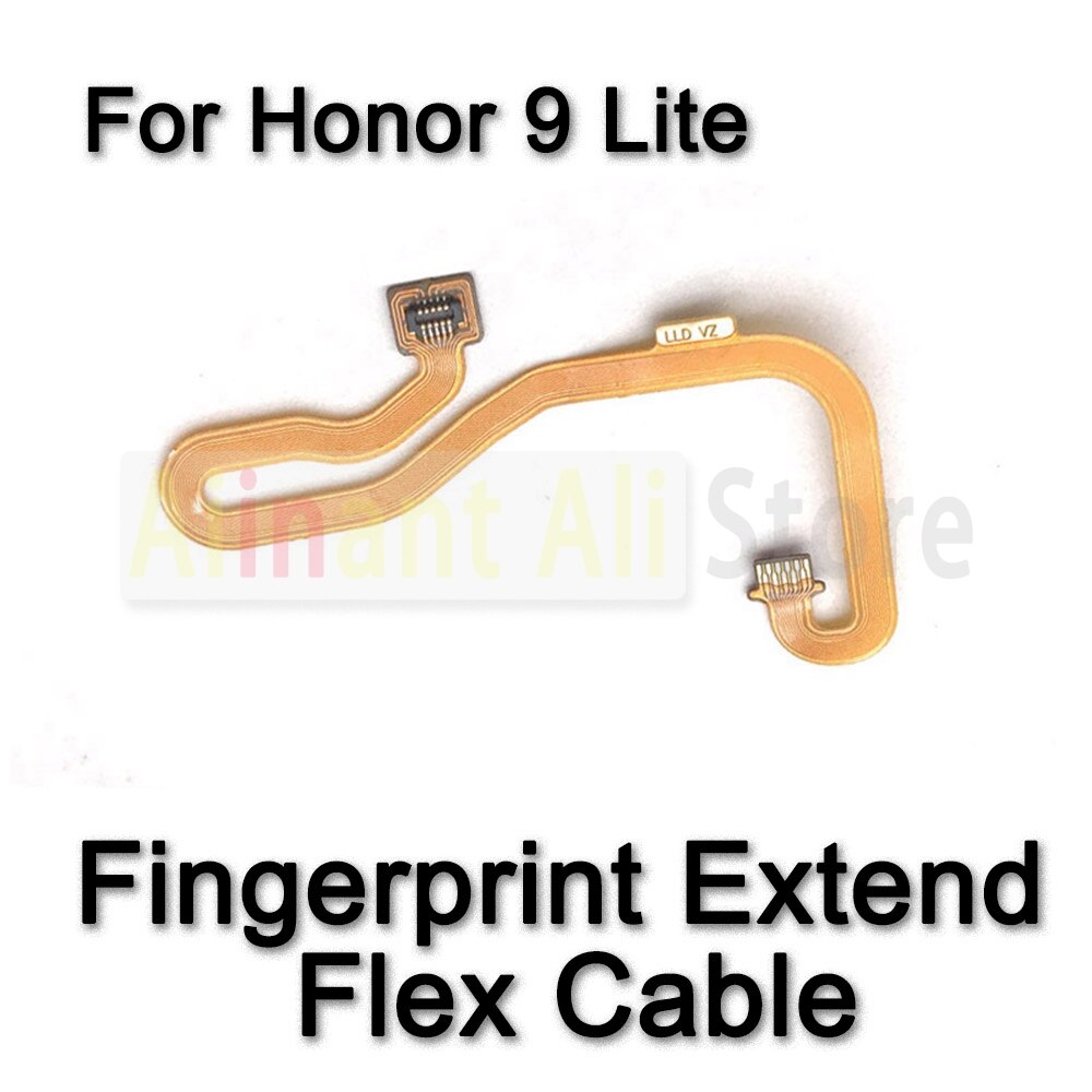 Alkuperäinen kotiavain sormenjälkitunnistimen joustokaapeli huawei honorille 9 9i 9x lite touch id sormenjälki flex kaapeli puhelimen osat: Honor 9 lite zwp