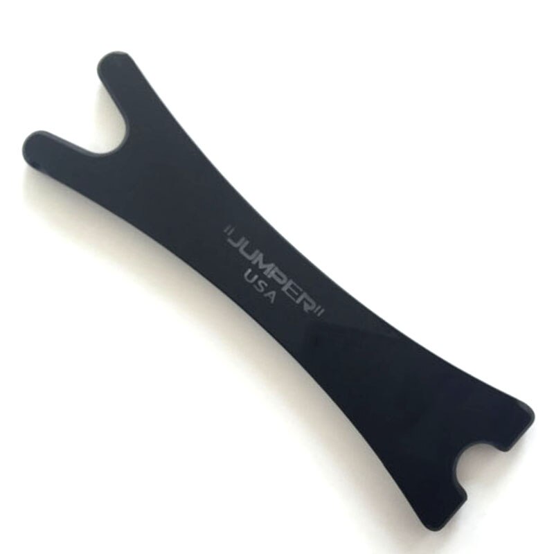 1pc JUMPER Black Acrylic Billiards Pool Cues Rest Head PMMA TV Ball Dediceted Bone Snooker cue Rest Head