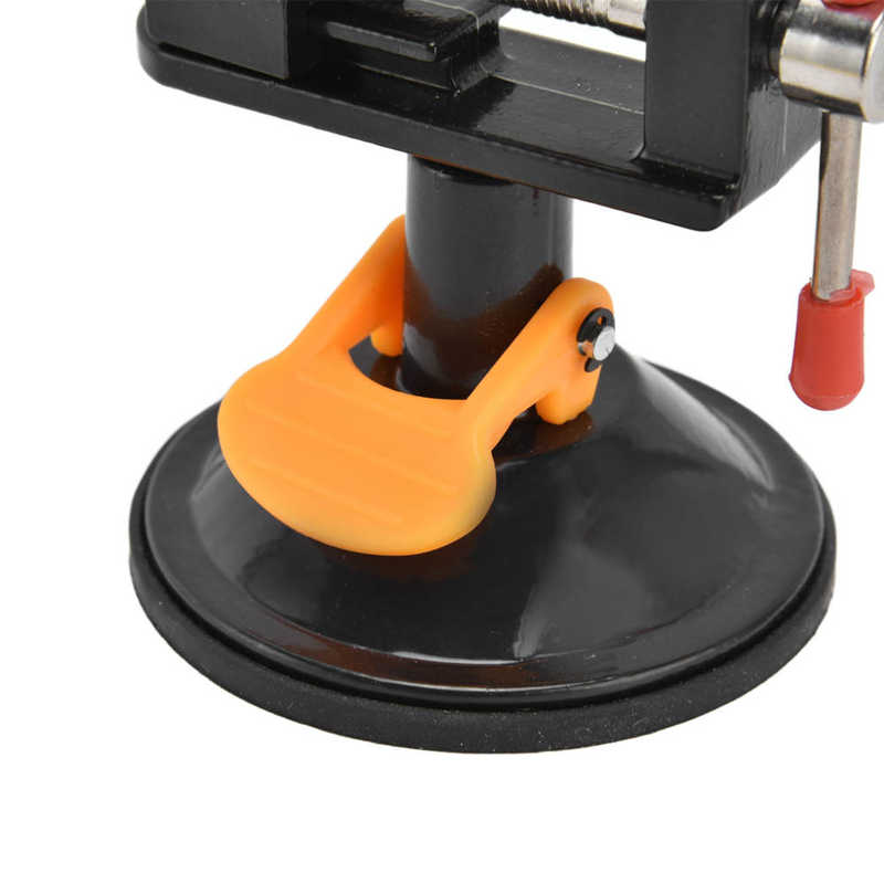 Bench Vises Clamp Round Bottom Vise 0-2.5cm with Suction Cup Base for DIY Production for Parts Clamping