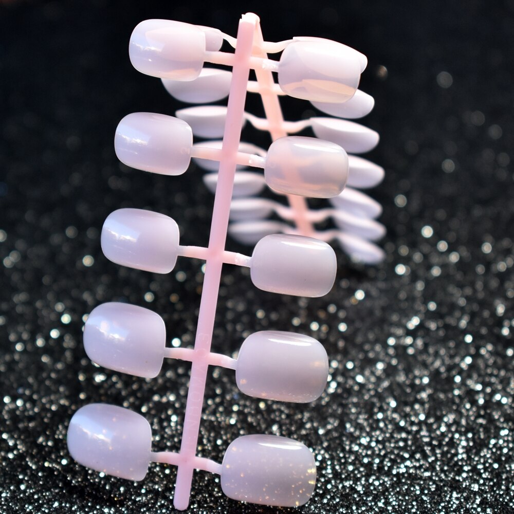 Bricolage ongles Art conseils court faux ongles Bady enfants petits ongles conseils clair rose brillant carnaval doigt ongles enfants Festival décoration