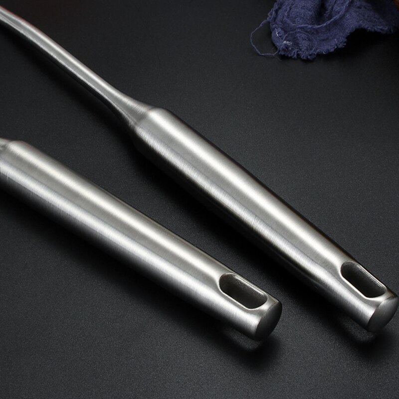 1Pc Kitchen Cooking Tools-Stainless Steel Spatula Soup Spoon Large Colander Scooped Hollow Handle Cooking Shovel Kitchen Cooking
