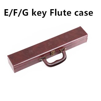 Topklasse 2- sektions fløjtetaske til beskyttelse dizi let at bære højkvalitets pu fløjtetaske træ flauta tilbehør: Refg