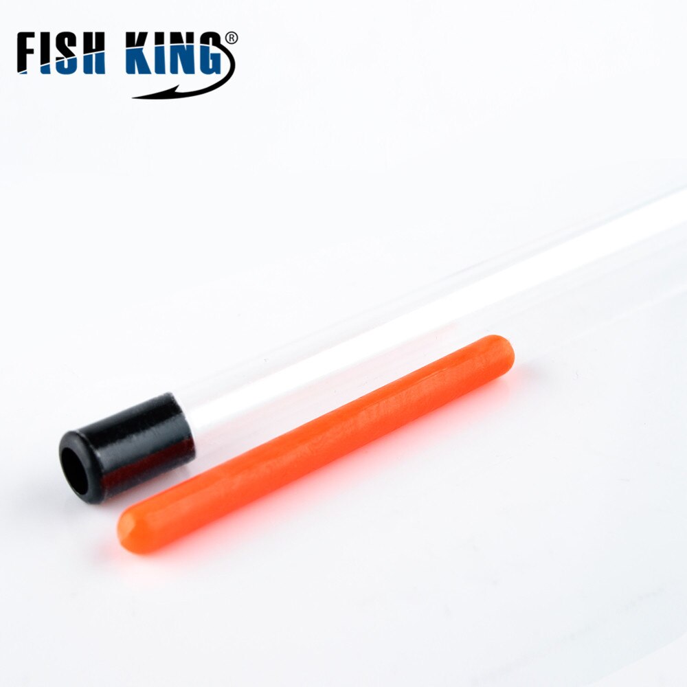 Fishking carbon plastic floatlight 6+2/ 8+2 fishing floats tube fishing float set pesca fiskegrej værktøj