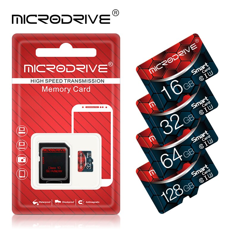 Nouvelle carte Micro SD 32GB 8GB 16GB TF carte class10 64GB 128GB 256GB carte mémoire Cartao De Memoia clé usb Flash avec adaptateur gratuit