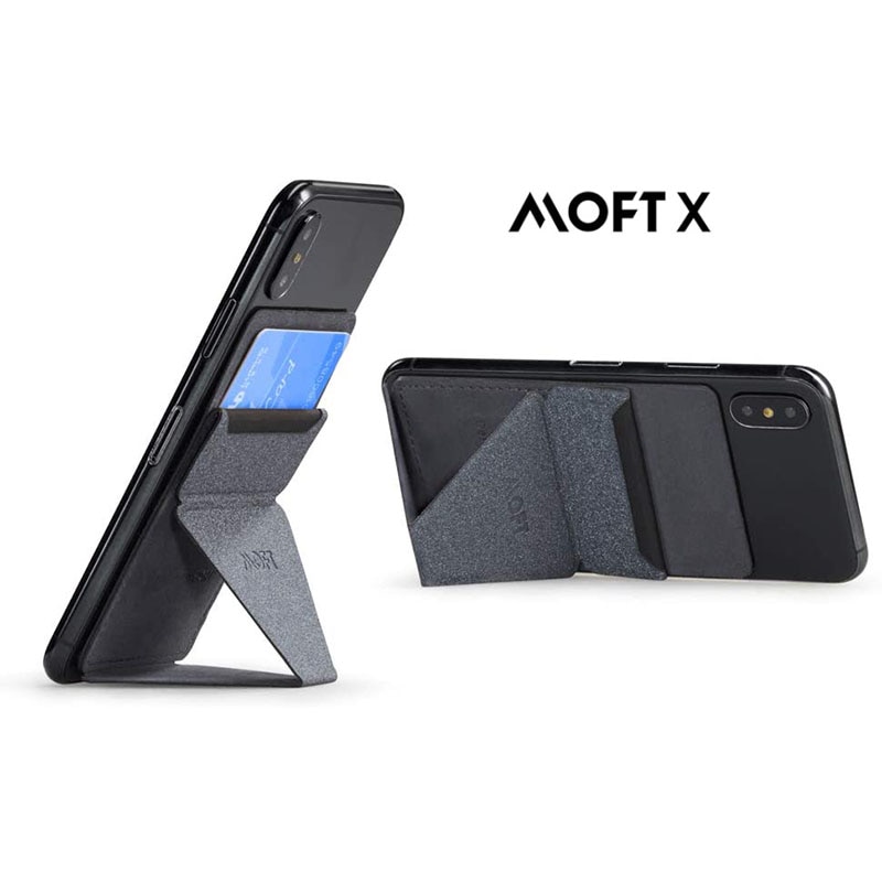 Moft X Onzichtbare Telefoon Beugel Pasta Soort Opvouwbare Draagbare Kaarthouder Verstelbare Standaard Voor Alle Iphone Android Smartphones