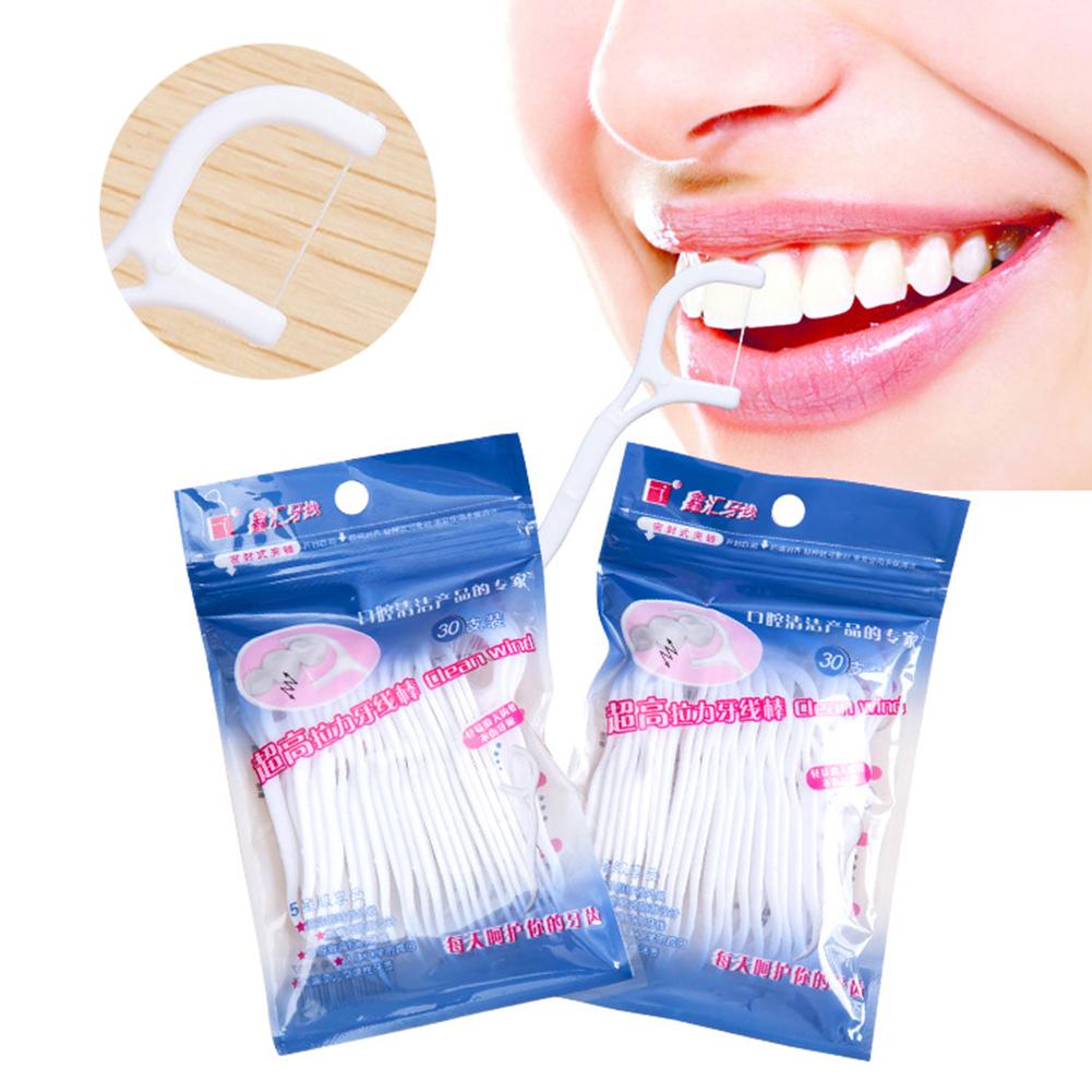 Kids Elastic Dental Floss Stick Tooth Interdental Cleaner Oral Care Tool dental floss floss toothpicks tooth Teeth irrigator