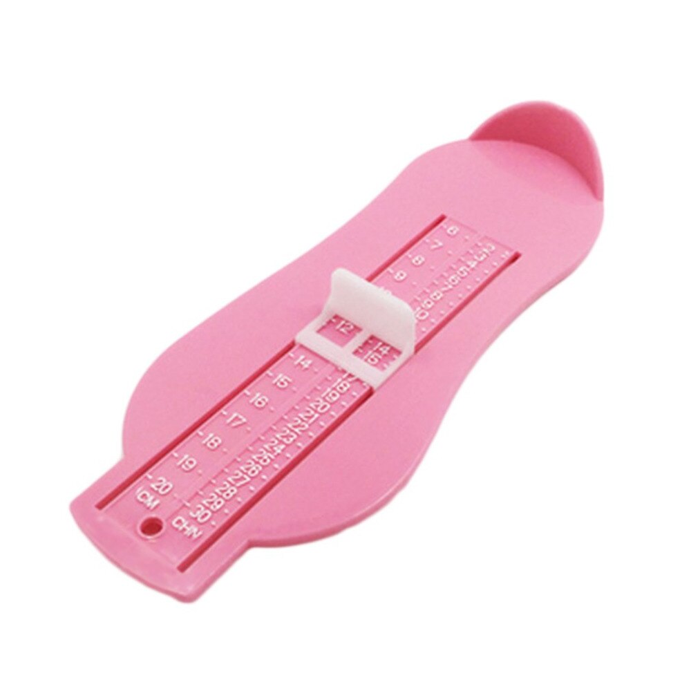 0-30cm baby fodmåler linealværktøj sko størrelse hjælper 18-50 euro størrelse fodmåler baby børn fodmåling tilfældig farve: Lyserød