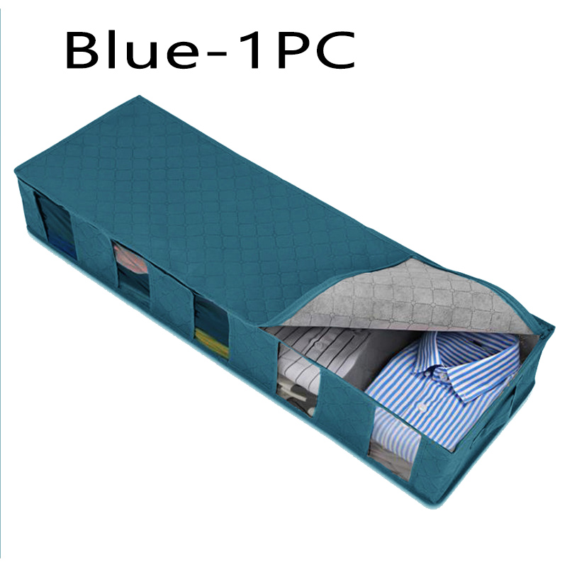 Non Woven Cotton Quilt Storage Bag Large Capacity Clothing Cotton Quilt Mobile Luggage Moisture Proof And Dustproof Portable Bag: Yellow