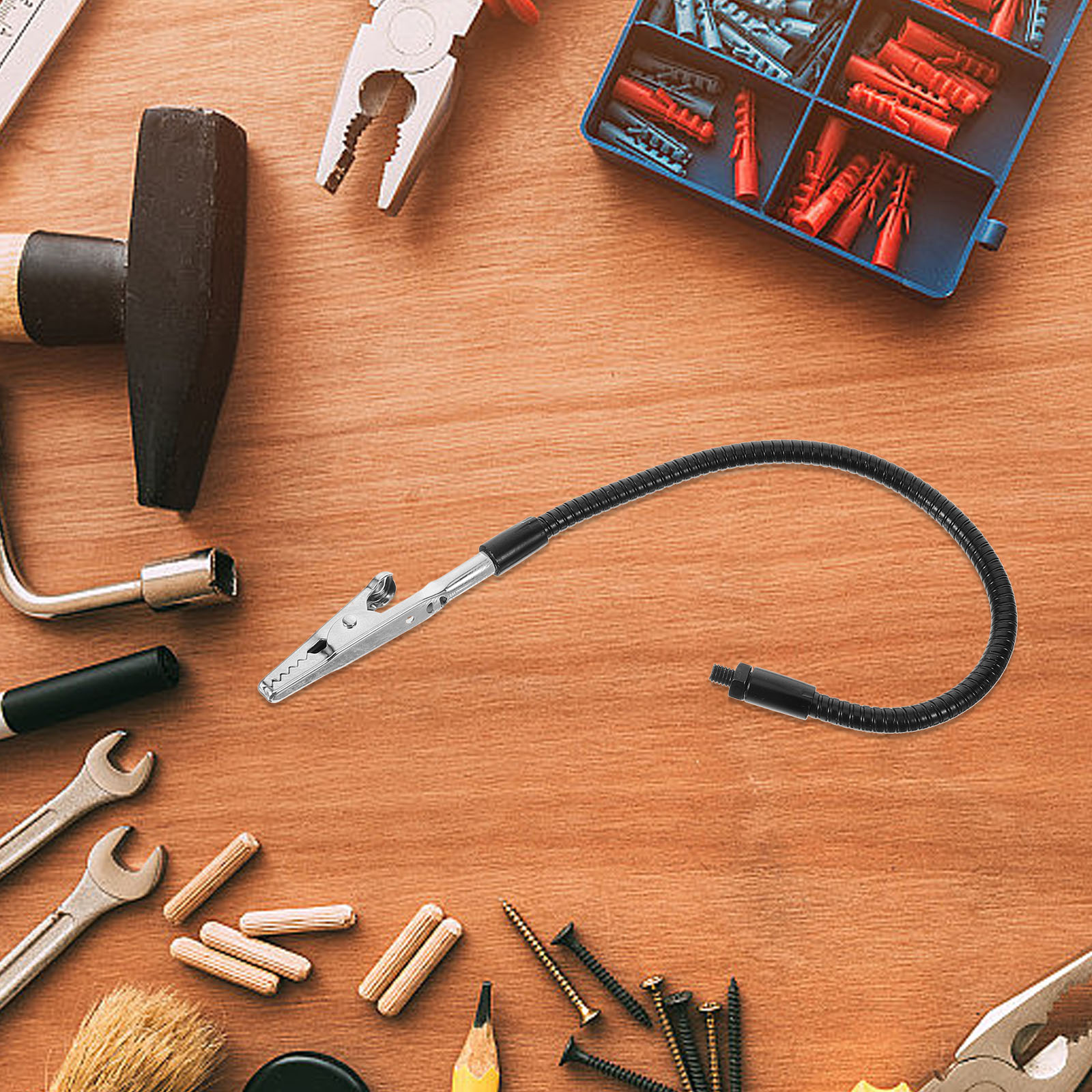 Soldering Clamp Magnetic Helping Hand Clamp Welding Adjustable Clamp Solder Fixture Welding Auxiliary Alligator Clips Clamp