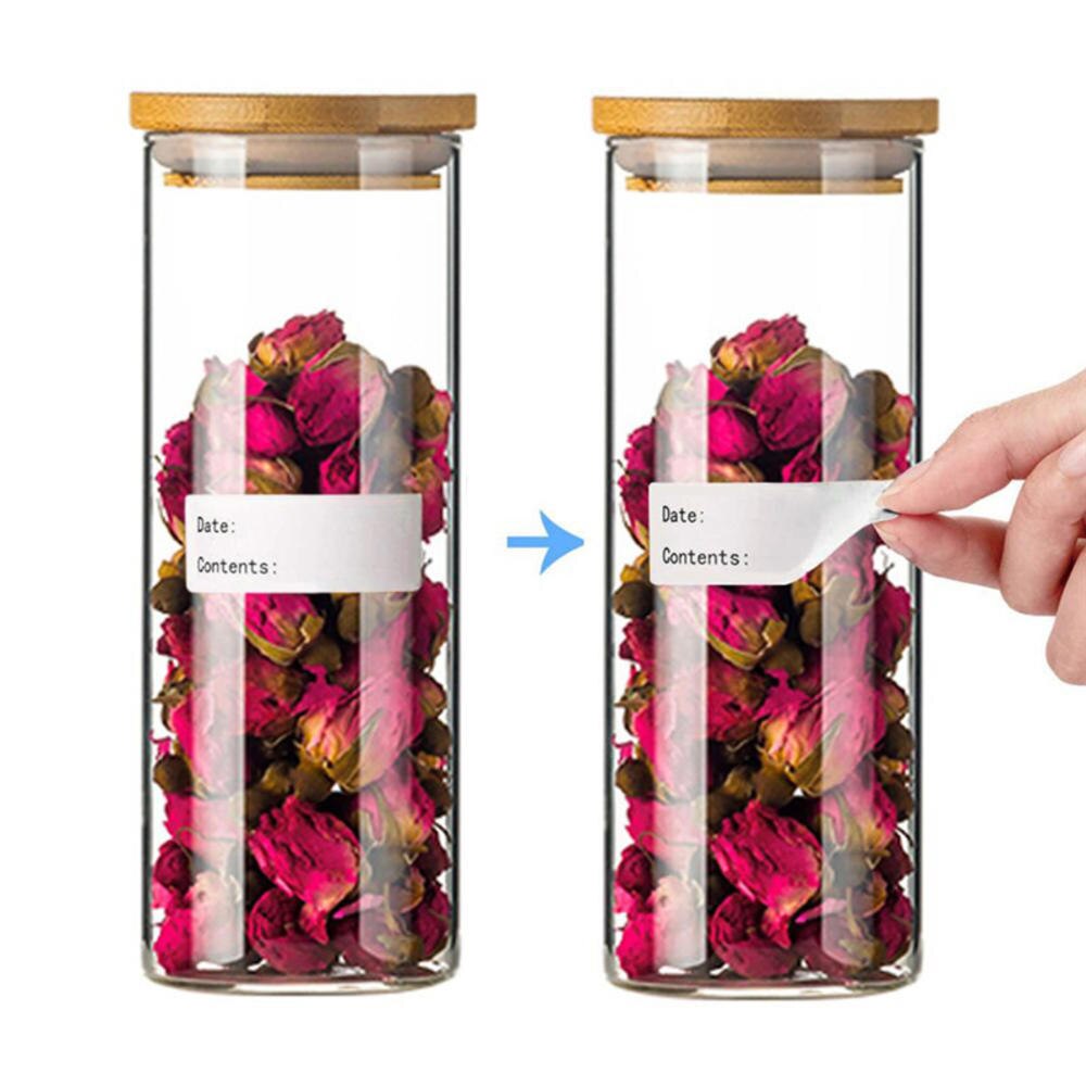 150pcs/roll Kitchen Sticker Refrigerator Freezer Food Storage Date Content Label Home DIY Easy Clean No Residue